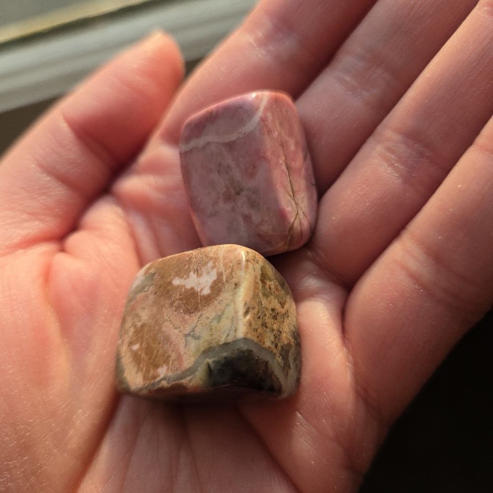 Two Rhodonite Tumbles - Picture 3 of 5